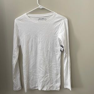 Eddie Bauer white long sleeve